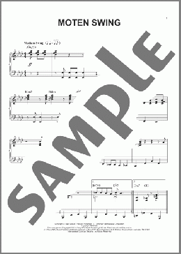 Moten Swing(Bennie Moten) 楽譜 ピアノ（ソロ） ダウンロード