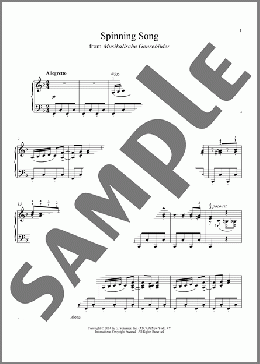 Spinning Song (ed. Richard Walters)(Albert Ellemreich) 楽譜 ピアノ（ソロ） ダウンロード