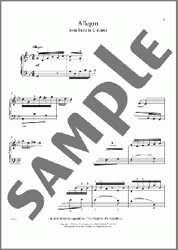 Allegro (arr. Richard Walters)(George Frideric Handel) 楽譜 ピアノ（ソロ） ダウンロード