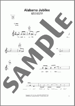 Alabama Jubilee(Ferco String Band) 楽譜 ウクレレ（弾き語り） ダウンロード