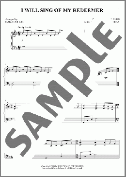 I Will Sing Of My Redeemer(Philip P. Bliss/Marianne Kim) 楽譜 ピアノ（ソロ） ダウンロード
