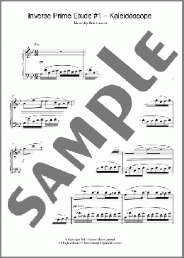 Inverse Prime Etude #1 - Kaleidoscope(Kris Lennox) 楽譜 ピアノ（ソロ） ダウンロード