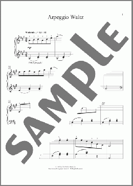 Arpeggio Waltz(Carolyn Miller) 楽譜 ピアノ（ソロ） ダウンロード