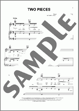 Two Pieces(Demi Lovato) 楽譜 ピアノ & ボーカル & ギター ダウンロード