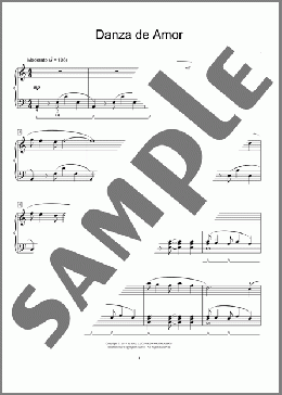 Danza De Amor(Eugenie Rocherolle) 楽譜 ピアノ（ソロ） ダウンロード