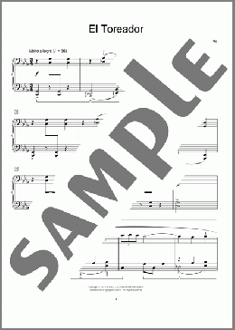 El Toreador(Eugenie Rocherolle) 楽譜 ピアノ（ソロ） ダウンロード