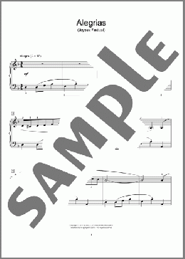 Alegrias(Eugenie Rocherolle) 楽譜 ピアノ（ソロ） ダウンロード
