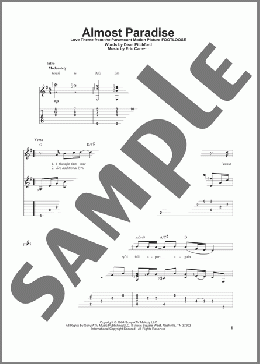 Almost Paradise(Ann Wilson & Mike Reno) 楽譜 ギター（その他） ダウンロード
