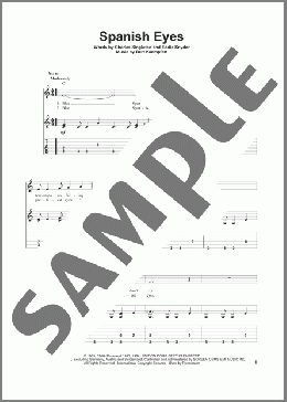 Spanish Eyes(Al Martino/Engelbert Humperdinck) 楽譜 ギター（その他） ダウンロード