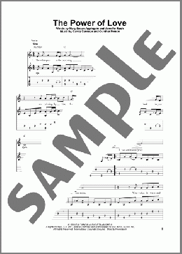 The Power Of Love(Air Supply/Celine Dion/Jennifer Rush) 楽譜 ギター（その他） ダウンロード