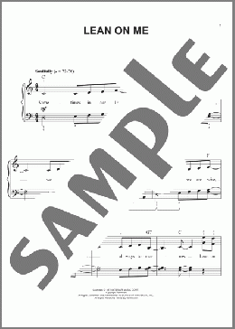 Lean On Me (arr. Phillip Keveren)(Bill Withers) 楽譜 ピアノ（ソロ） ダウンロード