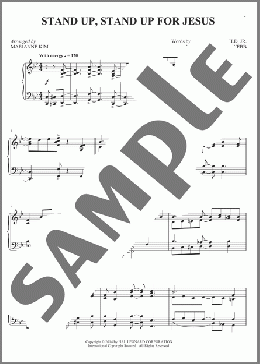 Stand Up, Stand Up For Jesus(George J. Webb/Marianne Kim) 楽譜 ピアノ（ソロ） ダウンロード