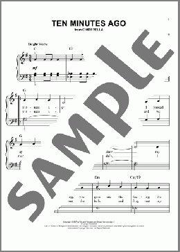 Ten Minutes Ago(Richard Rodgers/Oscar Hammerstein II/Rodgers & Hammerstein) 楽譜 ピアノ（ソロ） ダウンロード