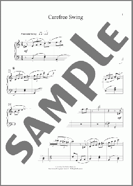 Carefree Swing(Carolyn Miller) 楽譜 ピアノ（ソロ） ダウンロード