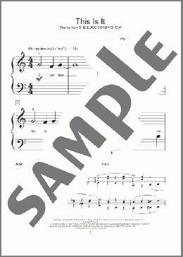 This Is It (arr. Mona Rejino)(Mack David & Jerry Livingston) 楽譜 ピアノ（ソロ） ダウンロード