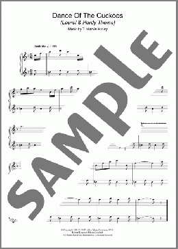Dance Of The Cuckoos (Laurel and Hardy Theme)(T. Marvin Hatley) 楽譜 ピアノ（ソロ） ダウンロード