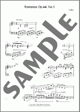 Romance, Op.44 No. 1(Anton Rubinstein) 楽譜 ピアノ（ソロ） ダウンロード