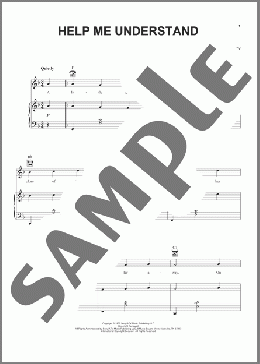 Help Me Understand(Hank Williams) 楽譜 ピアノ & ボーカル & ギター ダウンロード