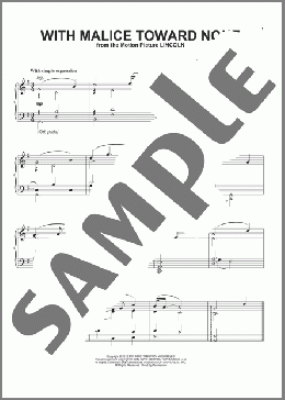 With Malice Toward None(John Williams) 楽譜 ピアノ（ソロ） ダウンロード