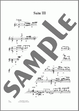 Suite In Gm BWV 995(Johann Sebastian Bach) 楽譜 ギター（その他） ダウンロード