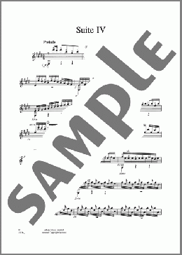 Suite In E Major BWV 1006A(Johann Sebastian Bach) 楽譜 ギター（その他） ダウンロード