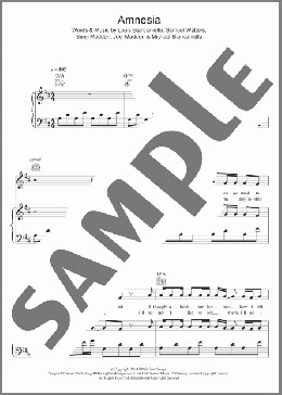 Amnesia(5 Seconds of Summer) 楽譜 その他 ダウンロード