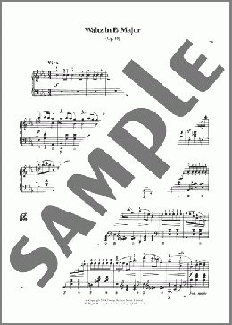 Waltz Op.18 (from 'Les Sylphides')(Frederic Chopin) 楽譜 ピアノ（ソロ） ダウンロード