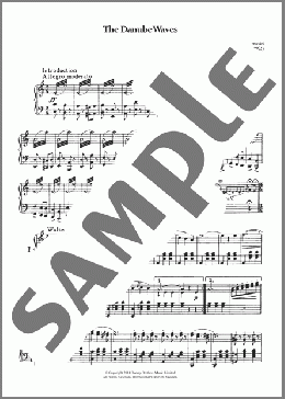 Danube Waves(Iosef Ivanovici) 楽譜 ピアノ（ソロ） ダウンロード