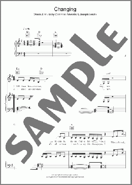 Changing (feat. Paloma Faith)(Paloma Faith/Sigma) 楽譜 その他 ダウンロード