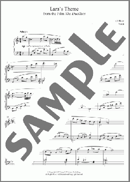 Lara's Theme (From The Duellists) (as performed by Sacha Puttnam)(Howard Blake) 楽譜 ピアノ（ソロ） ダウンロード