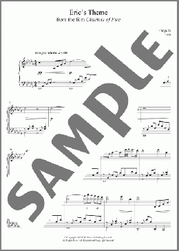 Eric's Theme (from Chariots Of Fire) (as performed by Sacha Puttnam)(Vangelis/Sacha Puttnam) 楽譜 ピアノ（ソロ） ダウンロード