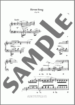 Flower Song Op.39(Gustav Lange) 楽譜 ピアノ（ソロ） ダウンロード