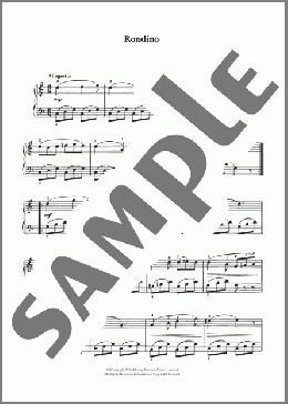 Rondino(Anton Diabelli) 楽譜 ピアノ（ソロ） ダウンロード