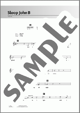 Sloop John B(Traditional/The Beach Boys) 楽譜 ピアノ（歌詞 & コード） ダウンロード