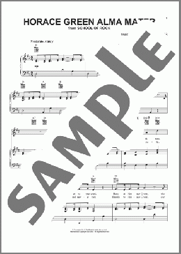 Horace Green Alma Mater (from School of Rock: The Musical)(Glenn Slater) 楽譜 ピアノ & ボーカル & ギター ダウンロード