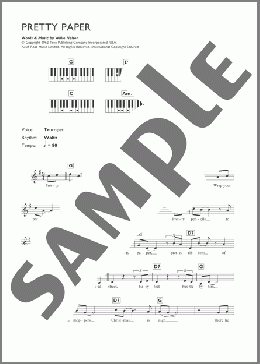 Pretty Paper(Willie Nelson) 楽譜 ピアノ（歌詞 & コード） ダウンロード