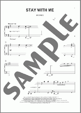 Stay With Me(Eric Baumgartner/Sam Smith) 楽譜 ピアノ（連弾） ダウンロード