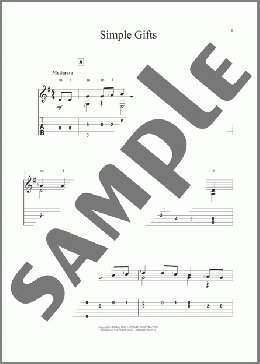 Simple Gifts(Traditional Shaker Hymn) 楽譜 ギター（その他） ダウンロード