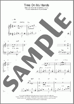 Time On My Hands(Billie Holiday) 楽譜 ピアノ（ソロ） ダウンロード