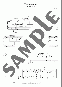 5 Morceaux Romantiques, Op.101 - IV. Humoresque(Jean Sibelius) 楽譜 ピアノ（ソロ） ダウンロード