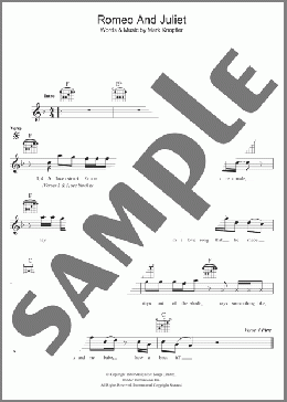 Romeo And Juliet(Dire Straits) 楽譜 その他 ダウンロード