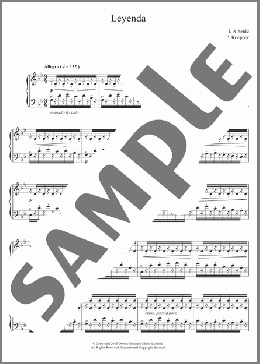 Leyenda(Isaac Albeniz) 楽譜 ピアノ（ソロ） ダウンロード