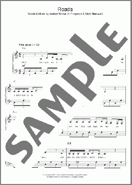Roads(LAWSON) 楽譜 その他 ダウンロード