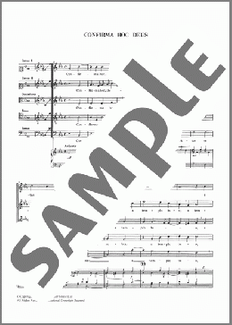 Confirma Hoc Deus(William Byrd) 楽譜 その他 ダウンロード