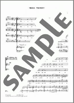 Terra Tremuit(William Byrd) 楽譜 その他 ダウンロード