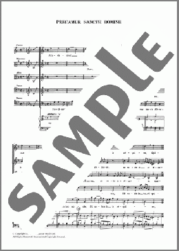 Precamur Sancte Domine(Robert White) 楽譜 その他 ダウンロード