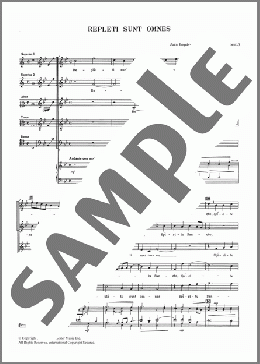 Repleti Sunt Omnes(Juan Esquivel) 楽譜 その他 ダウンロード