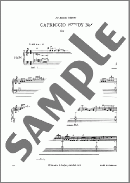 Capriccio (Study No. 1)(John McCabe) 楽譜 ピアノ（ソロ） ダウンロード