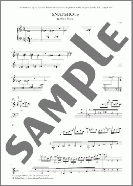 Snapshots(Thea Musgrave) 楽譜 ピアノ（ソロ） ダウンロード