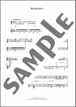 Rondo In C(Anton Andre) 楽譜 メロディ ダウンロード